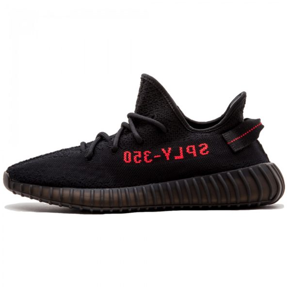 Adidas Yeezy Boost 350 V2 Core Black Red Bred Cp9652 , Real