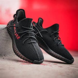 Black Red Yeezy 350 – Bold Contrast | Express Delivery