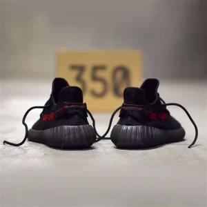 Yeezy 350 Boost Black And Red – Bold Contrast Free Shipping